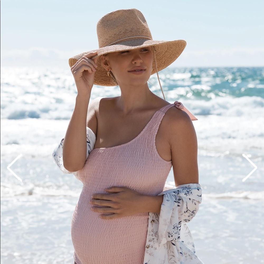 Legoe Heritage Maternity Shirred One Piece Swimsuit